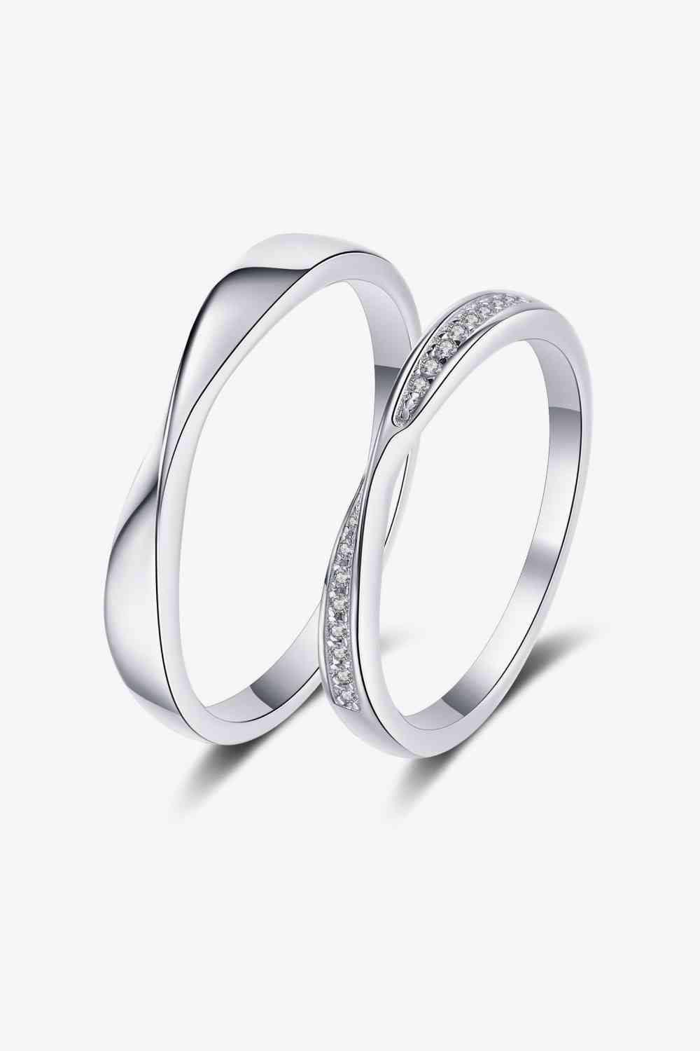 Minimalist 925 Sterling Silver Ring - Browngold Fashion