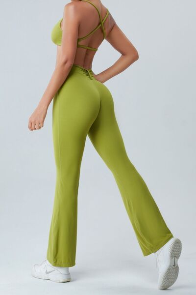 Ruched High Waist Active Pants