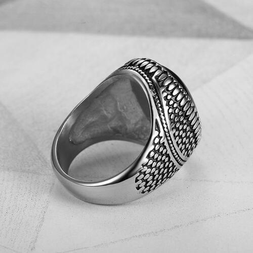 Titanium Steel Ring - Browngold Fashion