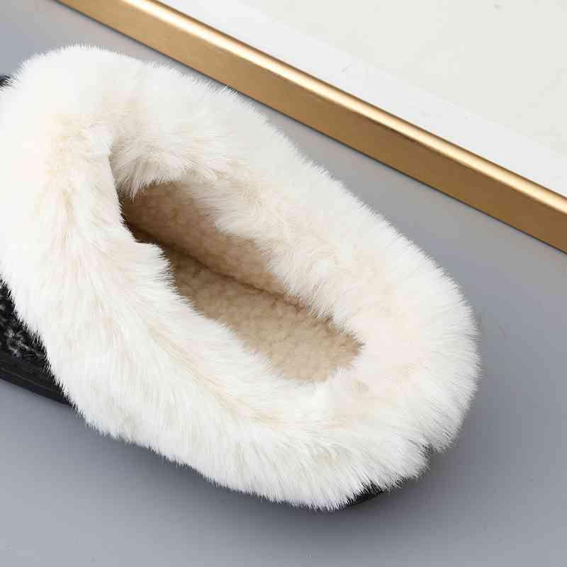 Sherpa Wrapped Indoor/Outdoor Slipper - Browngold Fashion