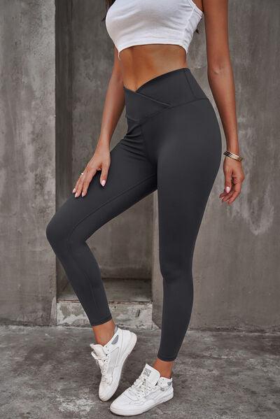 High Waist Leggings - Browngold Fashion